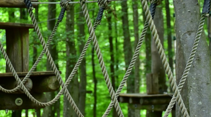 Hochseilgarten BLUSZCZ in Swinemünde